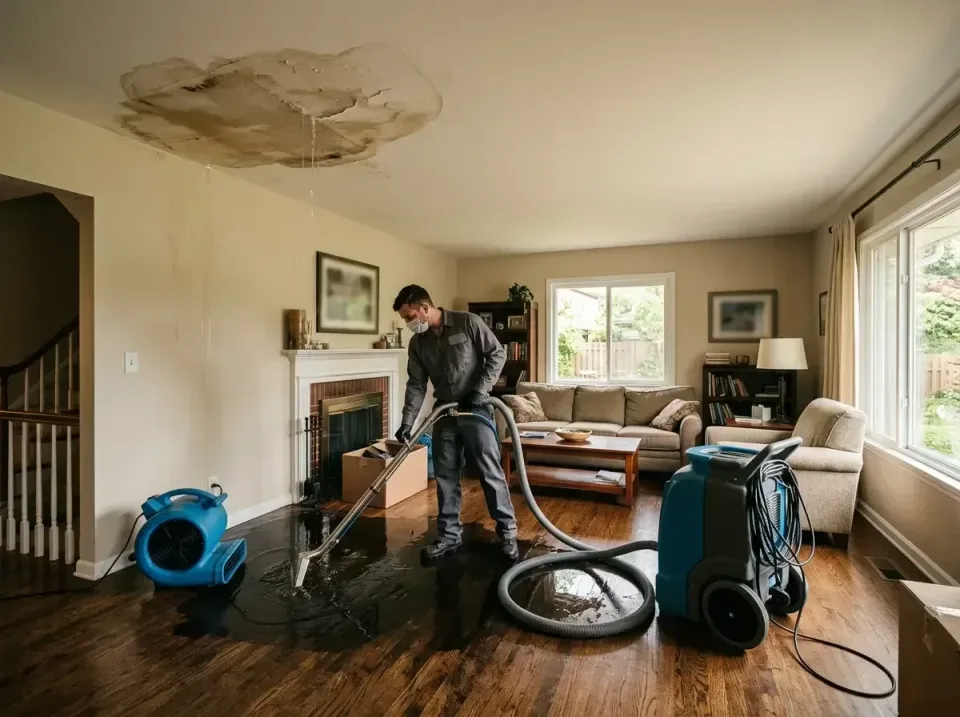 attic-pipe-burst-ceiling-drip-008 — frequently asked questions, Water Damage Restoration & Carpet Care in Pleasant View, TN